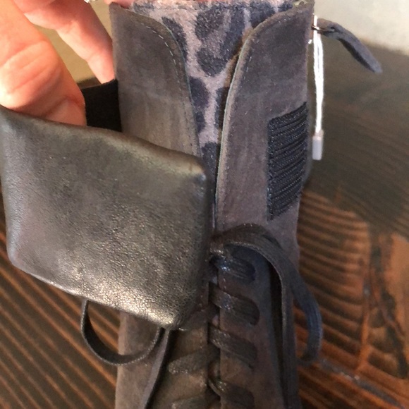 Made in Italy Vic Wedge Leather Sneakers - Picture 8 of 14